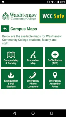 WCC Safe android App screenshot 2