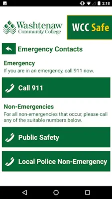 WCC Safe android App screenshot 6